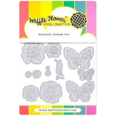 Waffle Flower Die - Butterfly Blossom